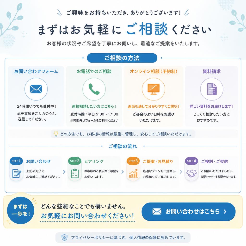 7. 今すぐ相談してみませんか？