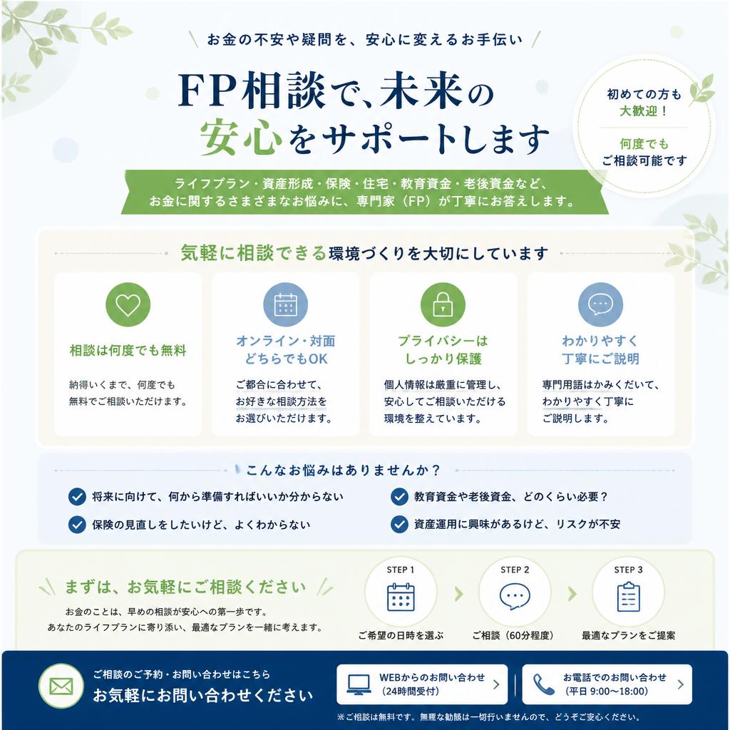 7. まずは相談から！