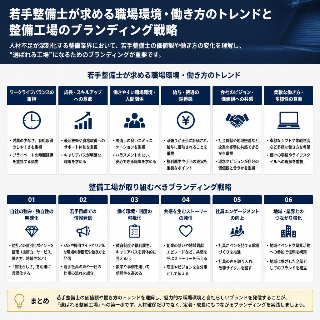 2. 若手整備士が求める職場環境