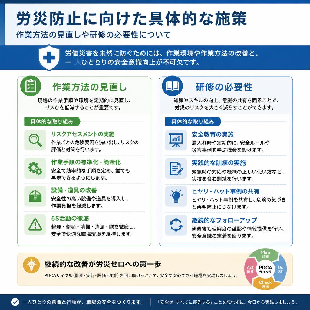 労災防止のための具体策