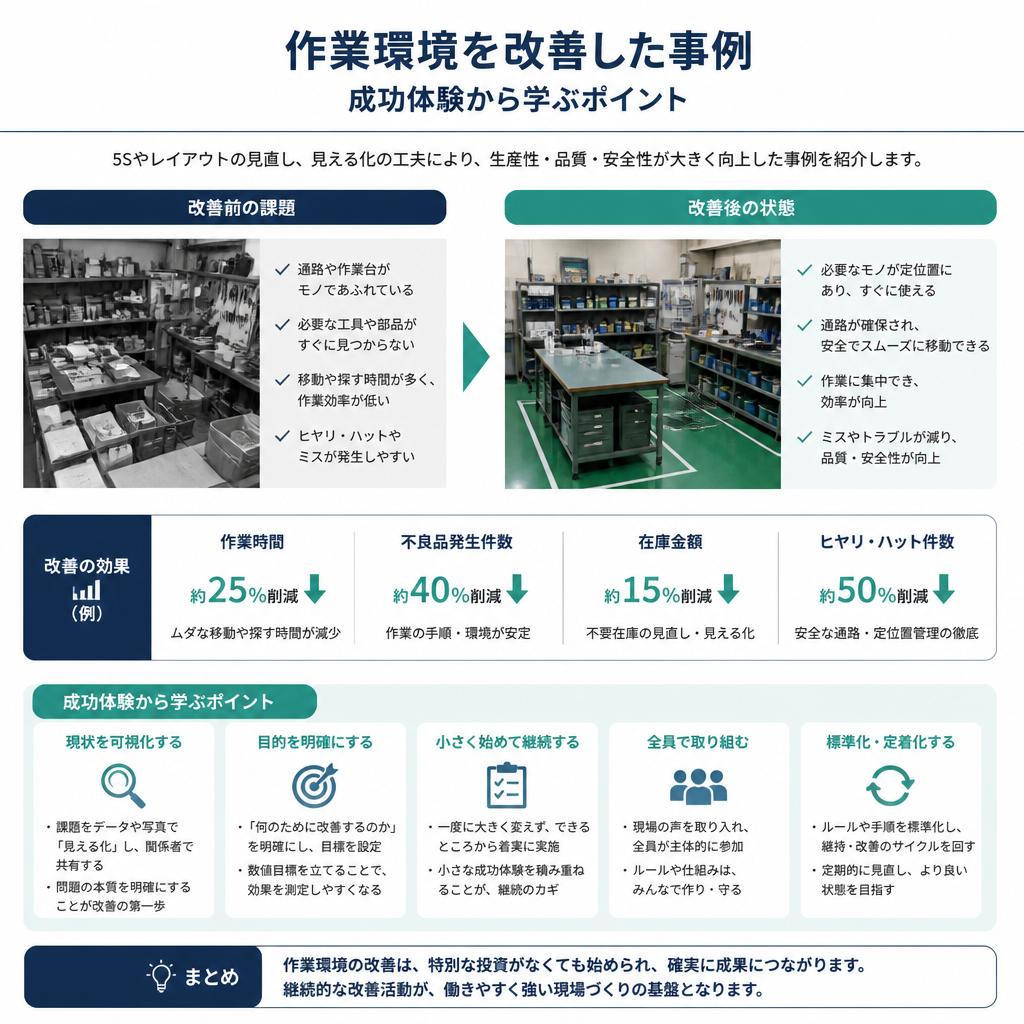 作業環境改善の実践例