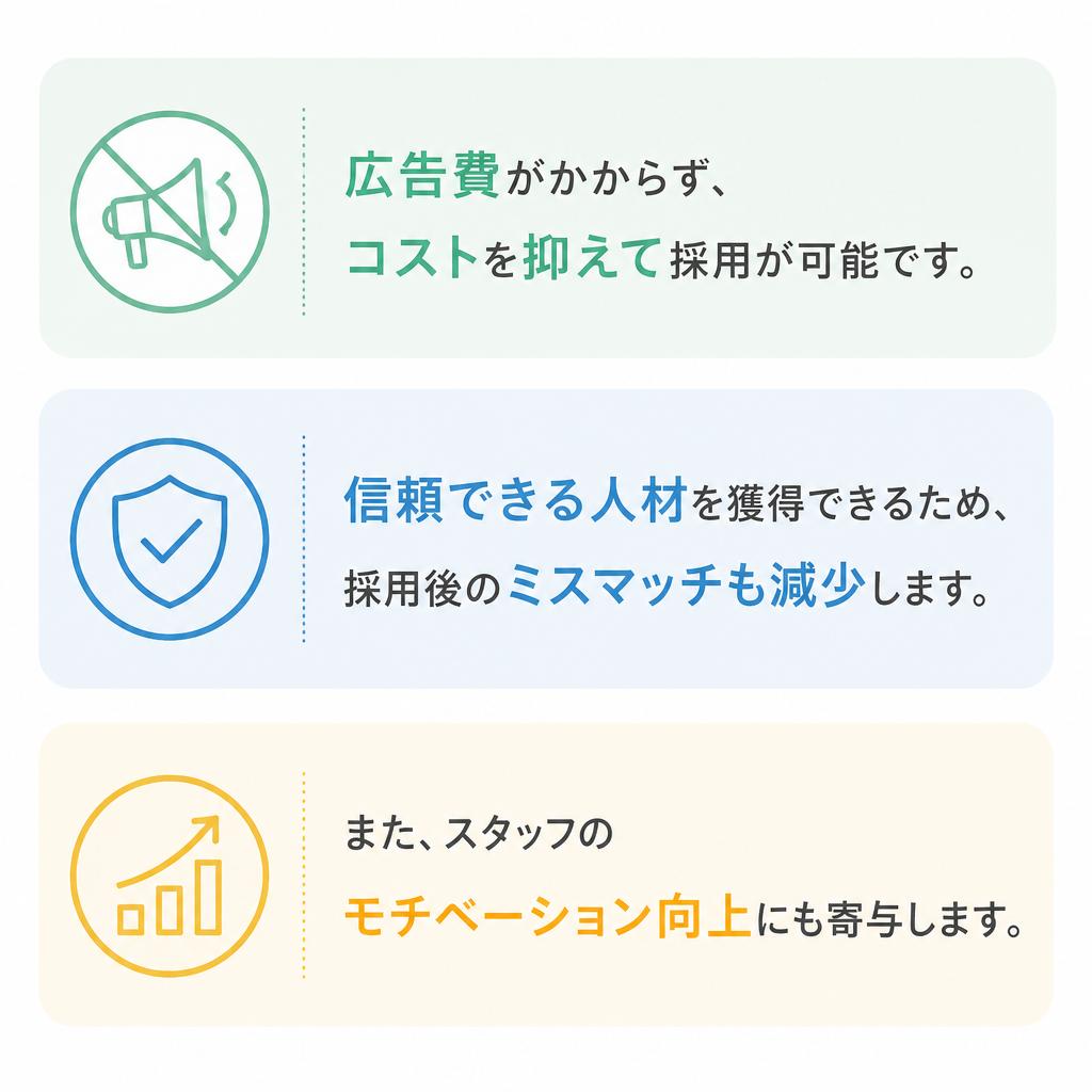 リファラル採用のメリット