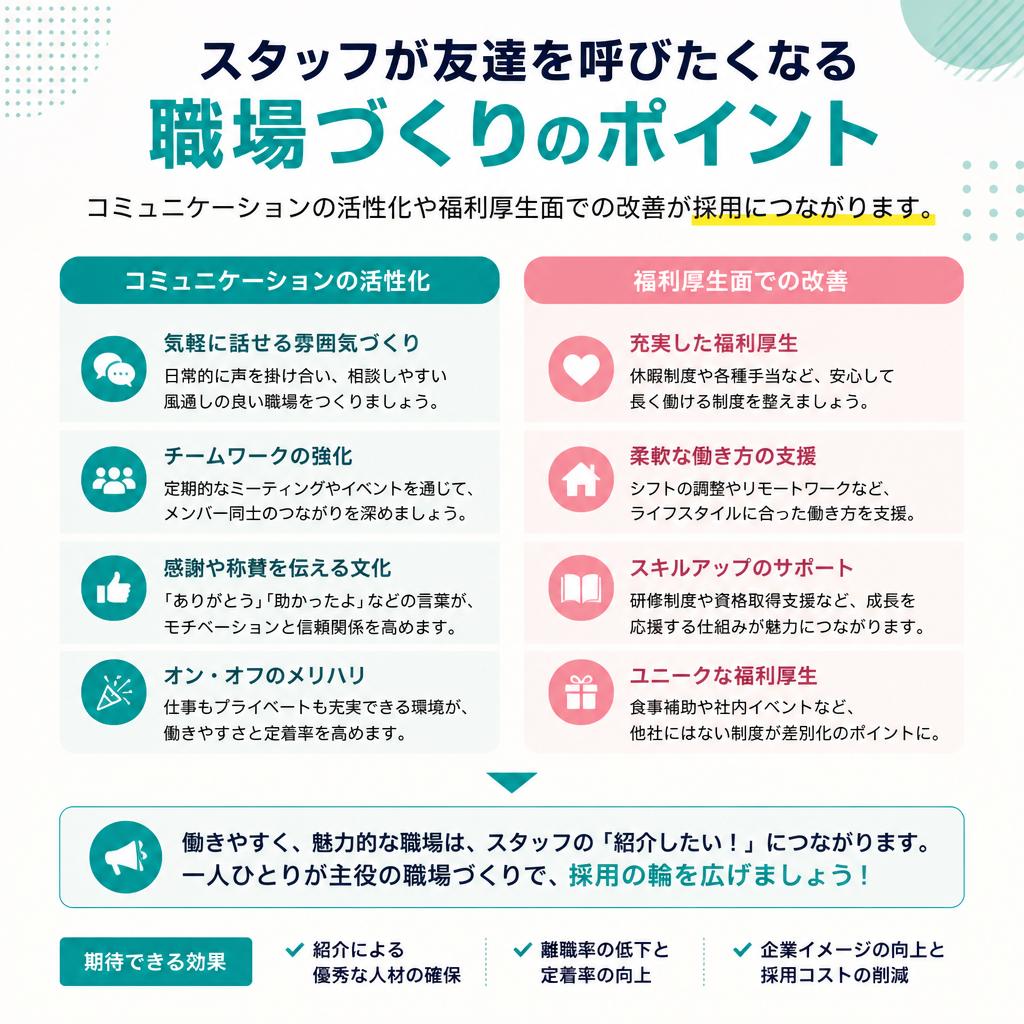 魅力的な職場環境の構築