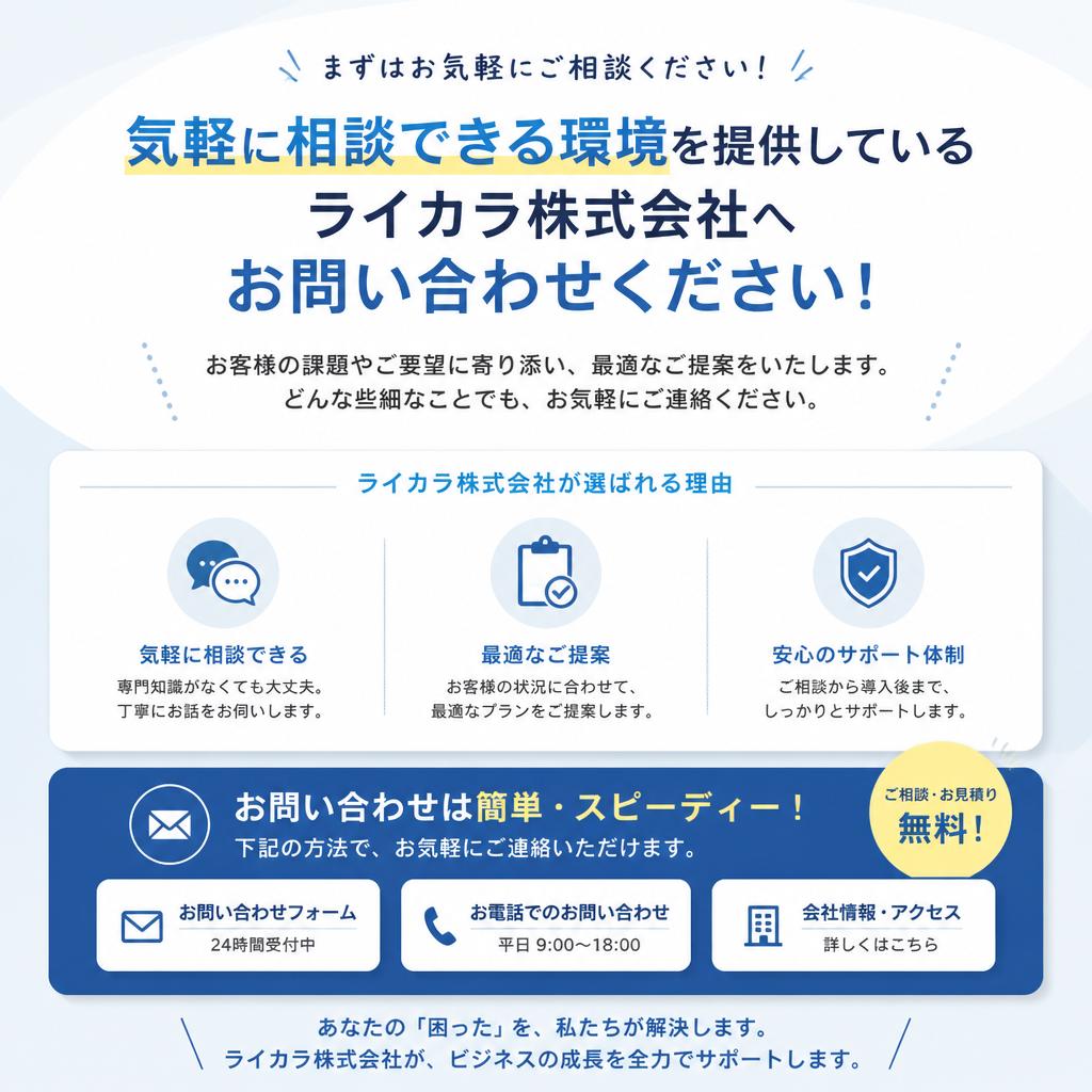 今すぐ相談して、売上を伸ばそう！