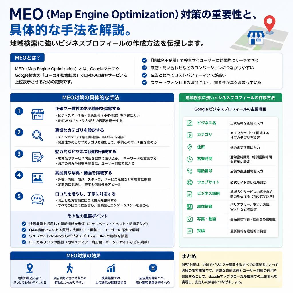2. MEO対策の基本