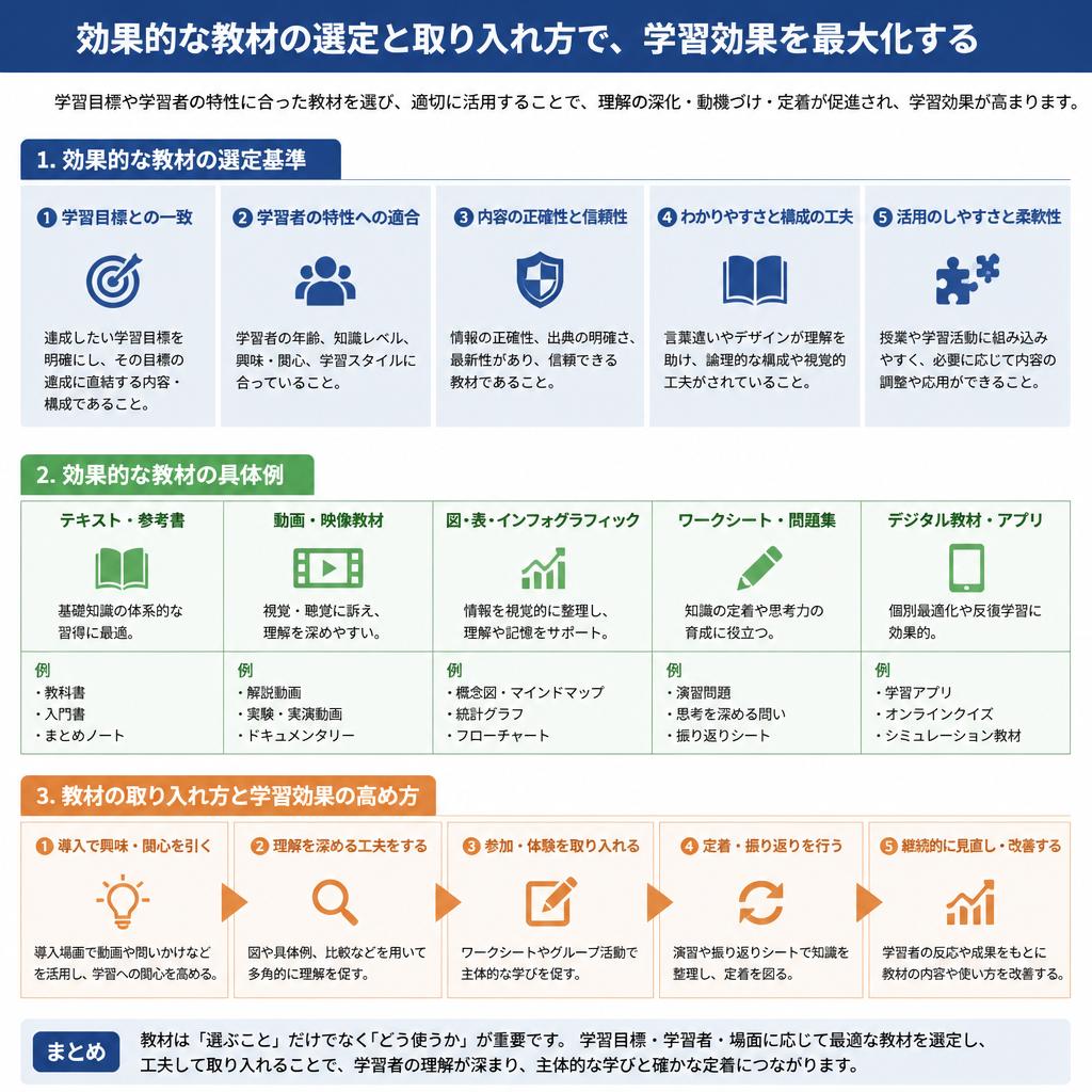 教材選定のポイント