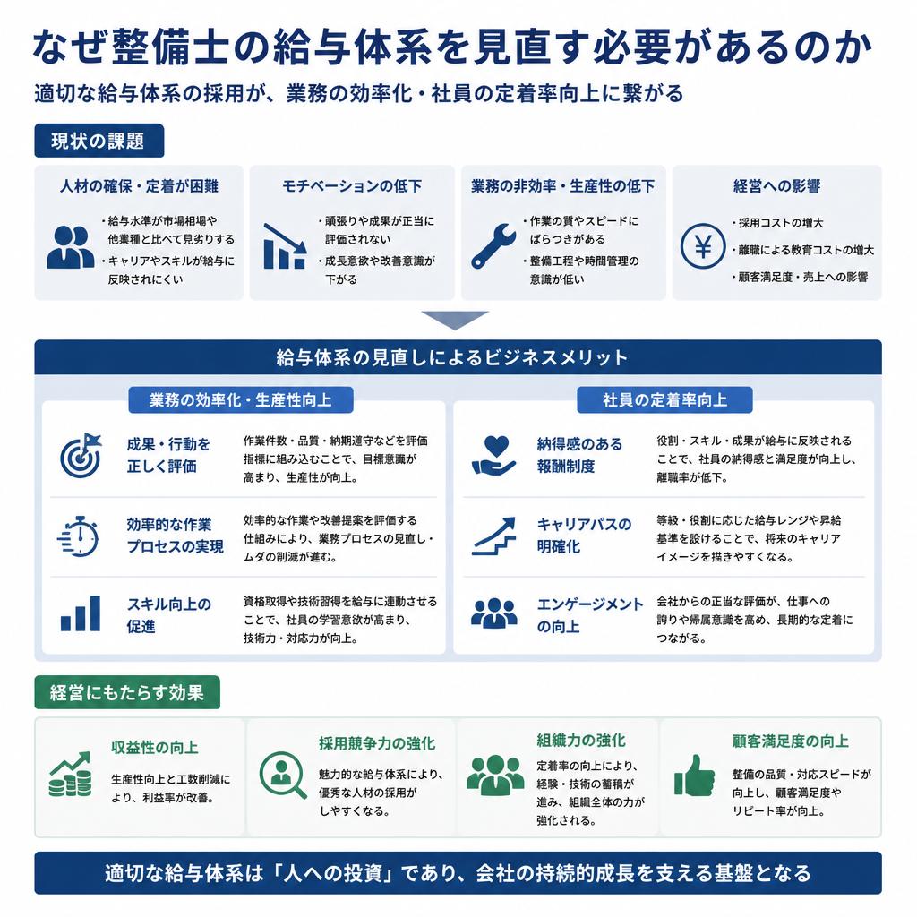 給与体系の見直しが必要な理由