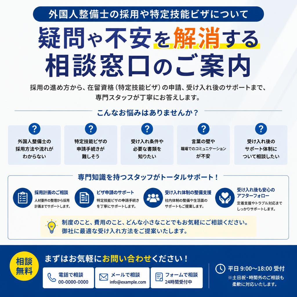7. まずはお気軽に相談を！