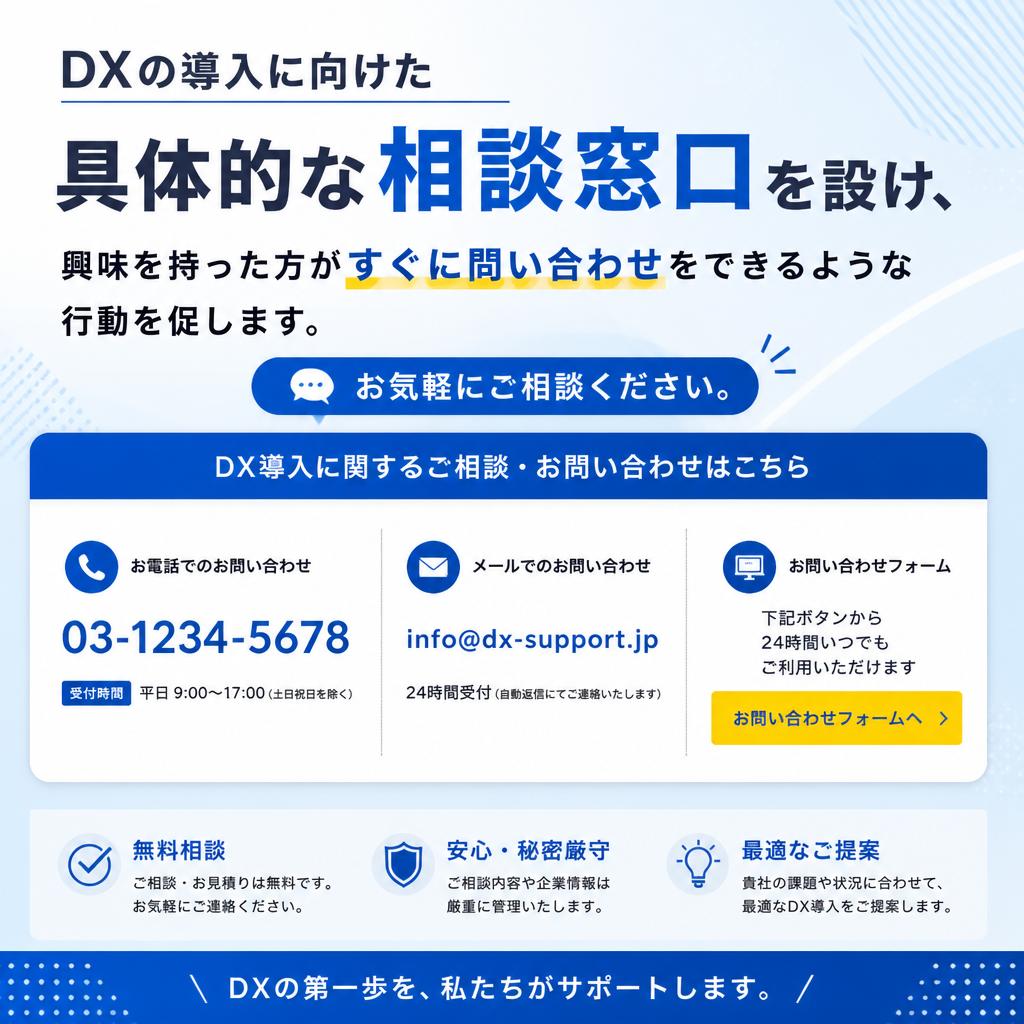 今すぐお問い合わせを！