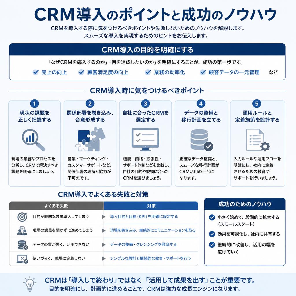 5. 導入時の注意点と失敗しないためのポイント