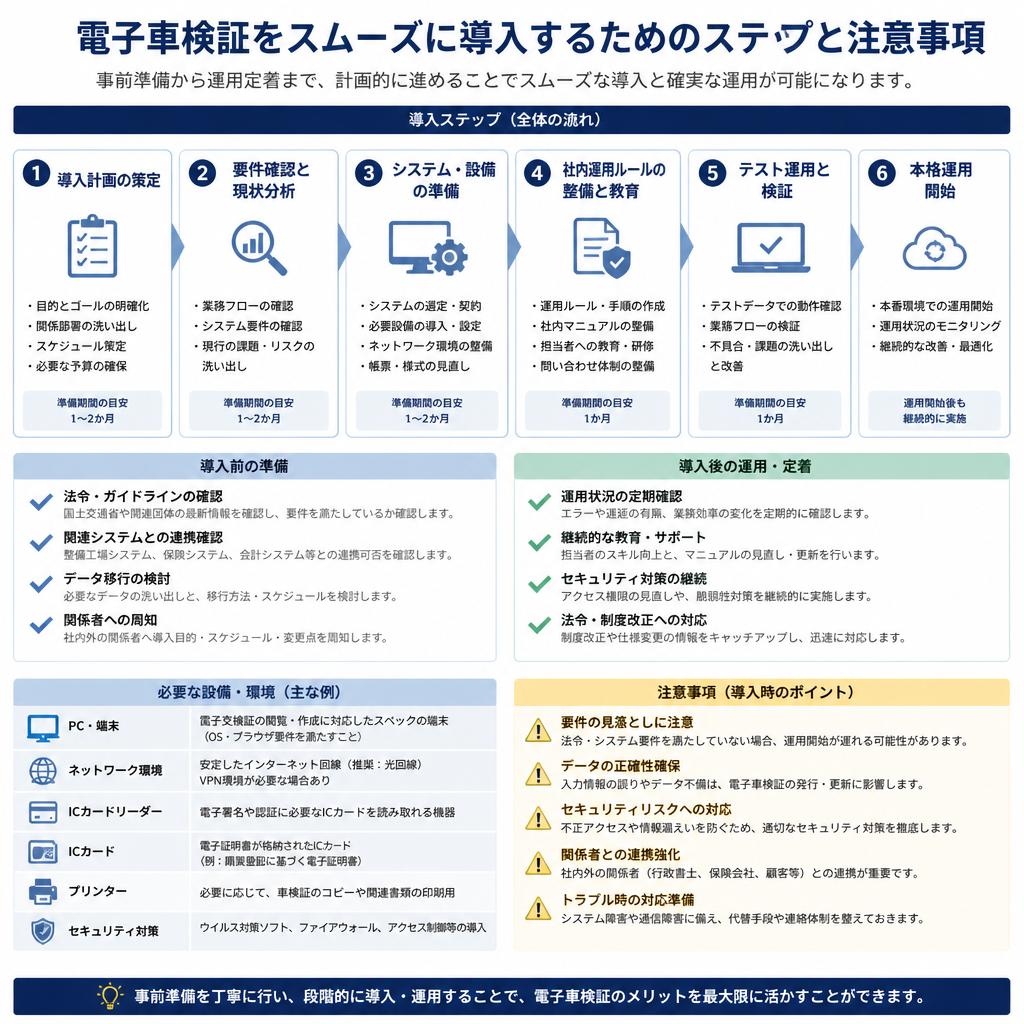 導入のためのステップ