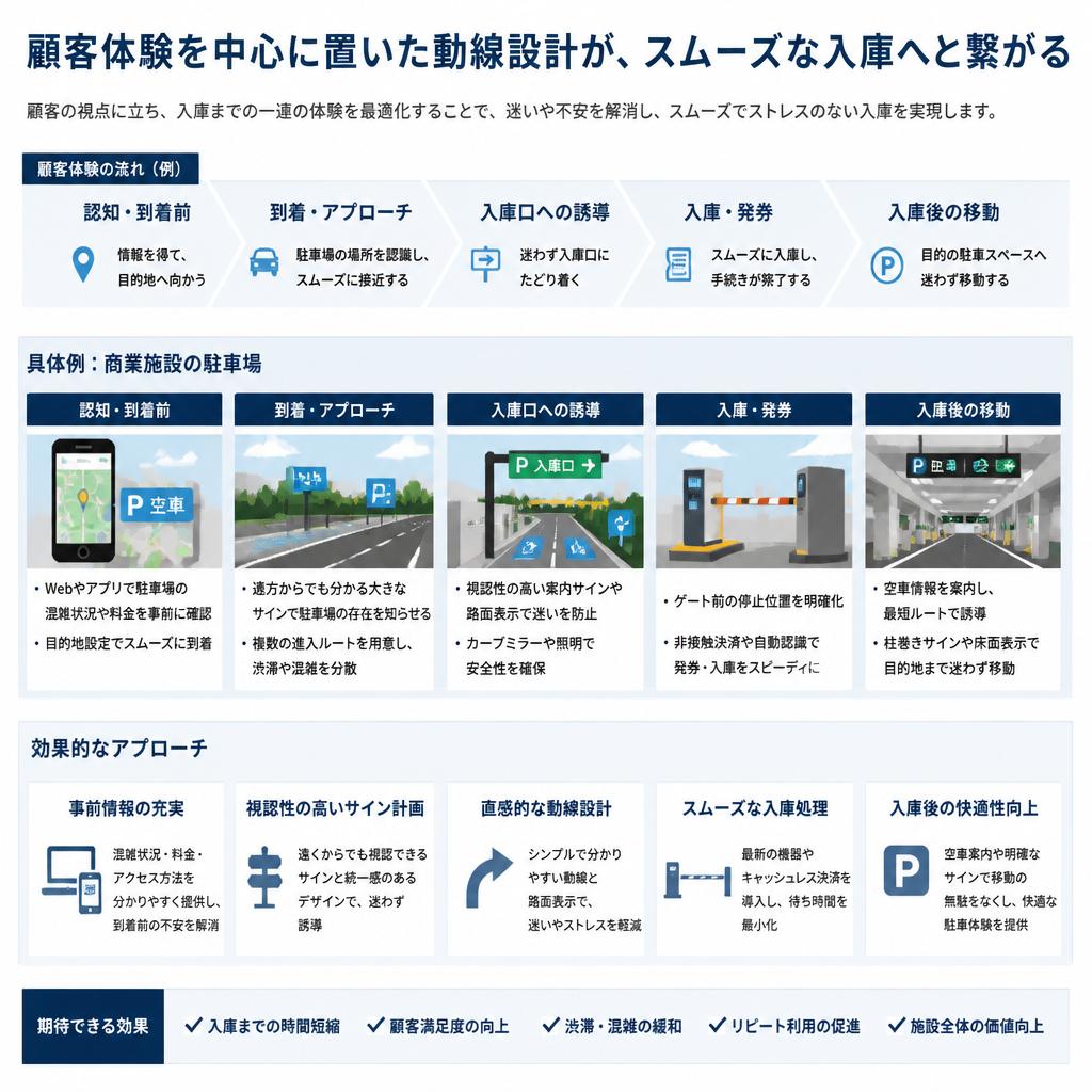 ユーザー視点での動線設計