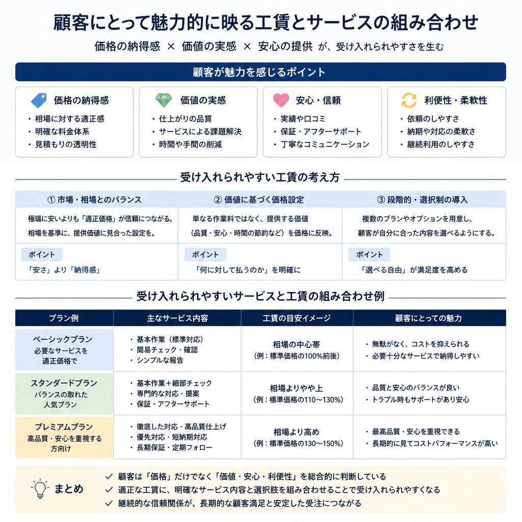 5. お客様の視点から見る工賃単価