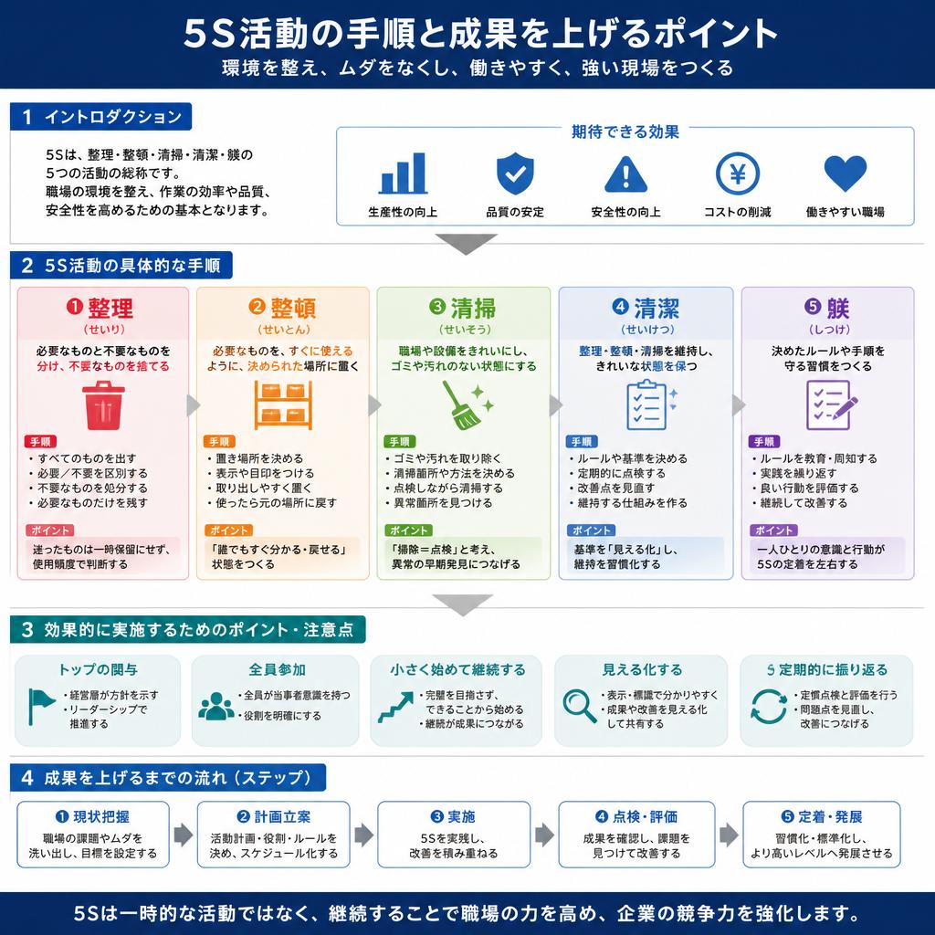 5S活動の実施手順