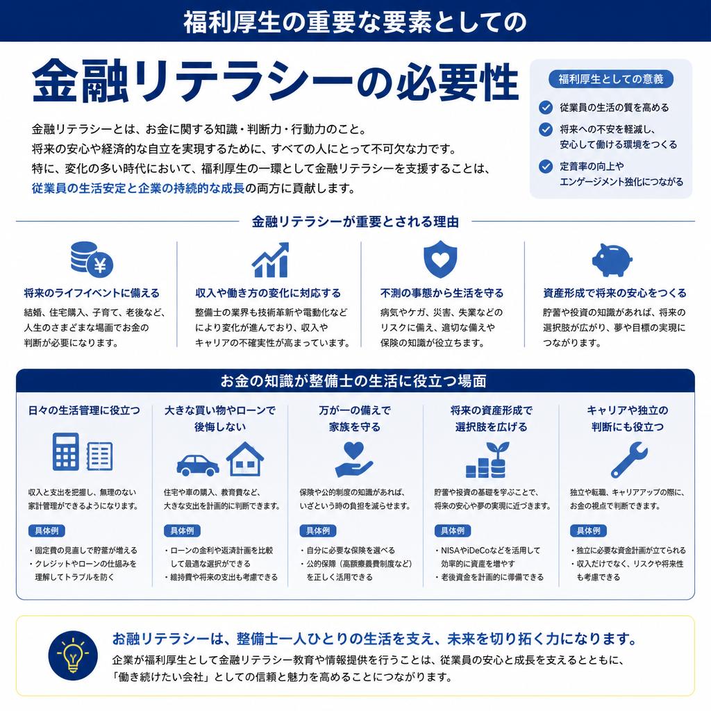 福利厚生と金融リテラシー