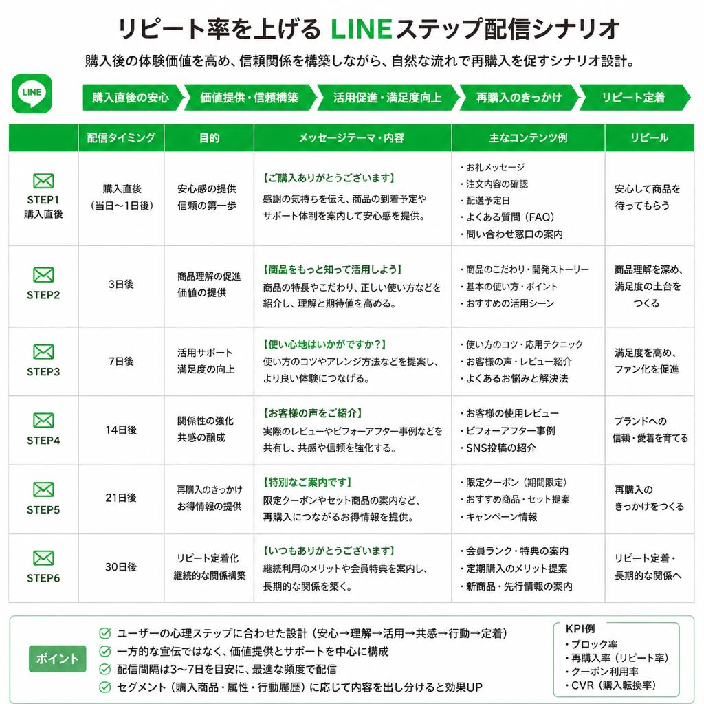 4. 効果的なLINEステップ配信シナリオの設計