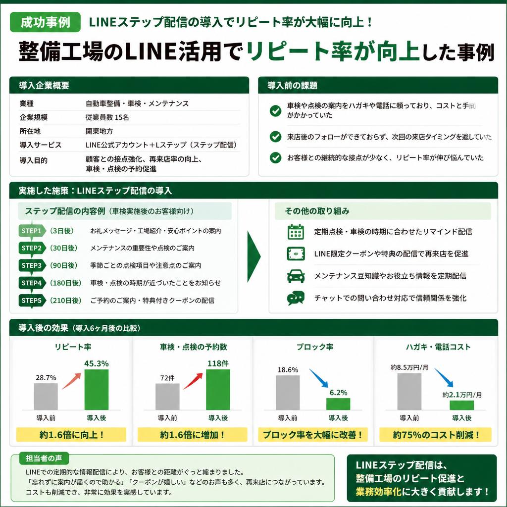 5. 事例紹介: 成功した整備工場の実績