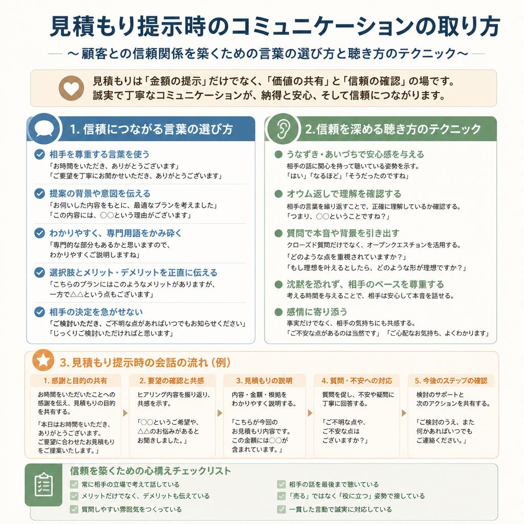 4. 見積もり時のコミュニケーション戦略