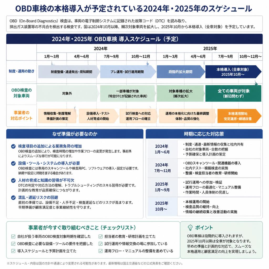 2024年・2025年以降の導入スケジュール