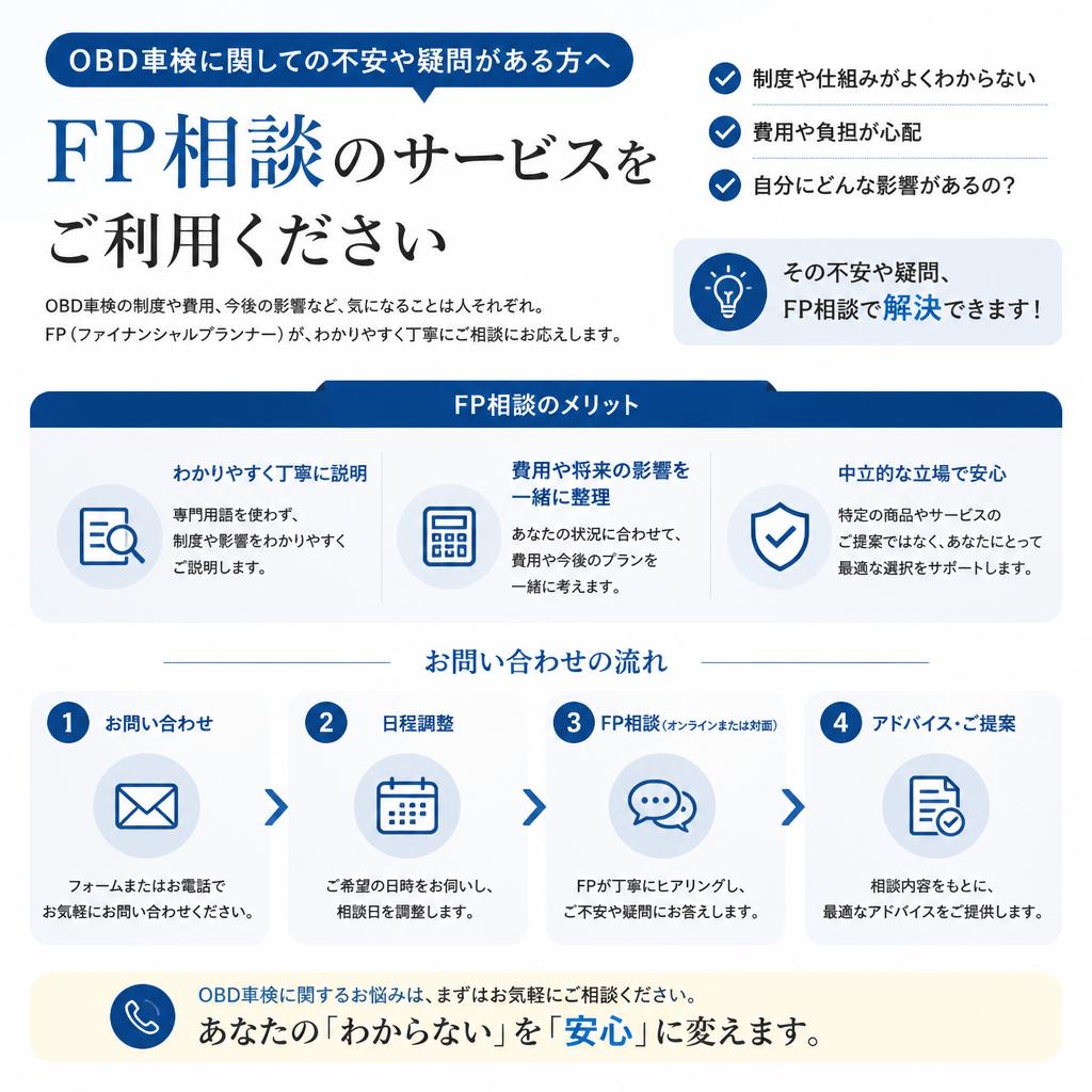 今すぐ行動を！FP相談で不安を解消しよう