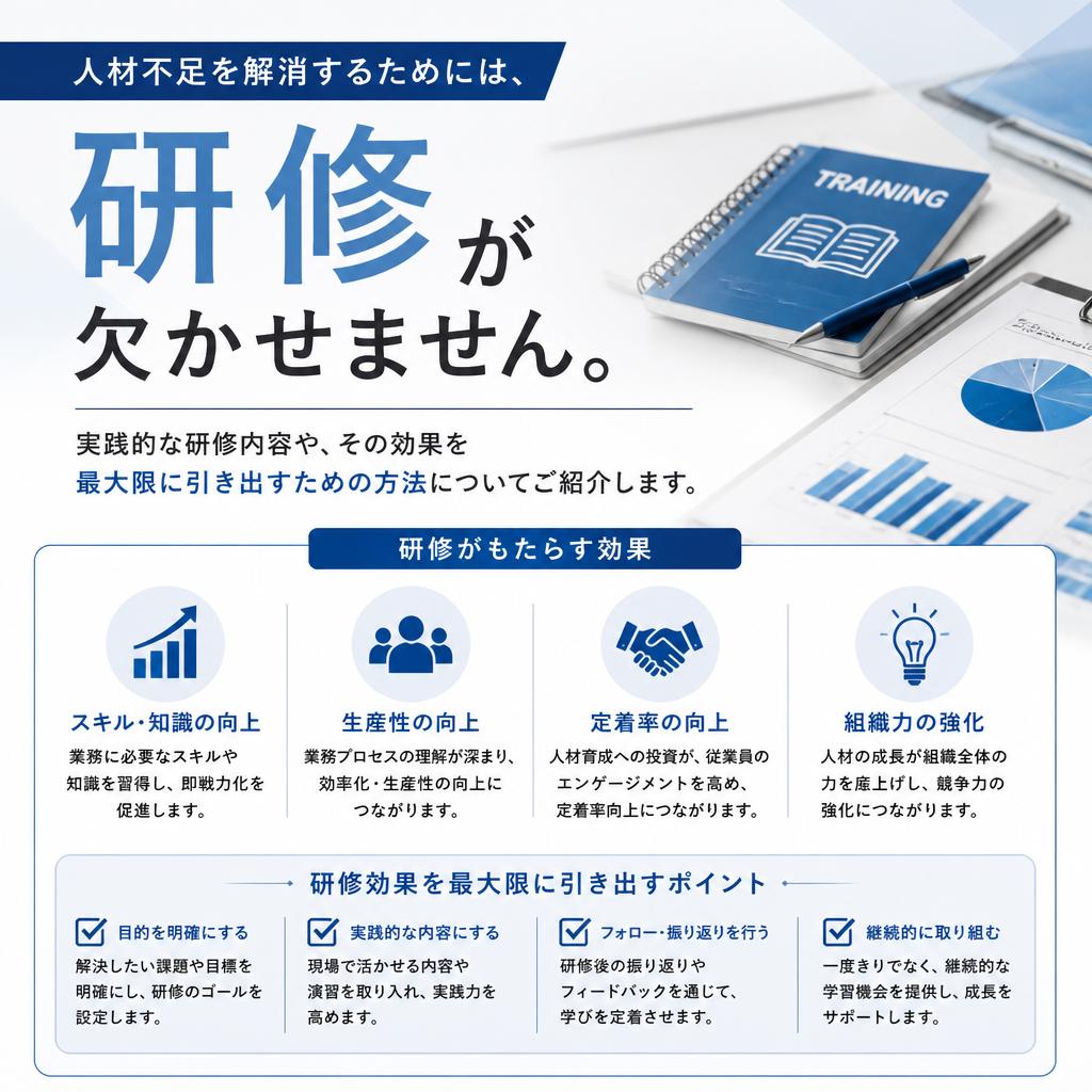 研修の重要性と効果的な実施法