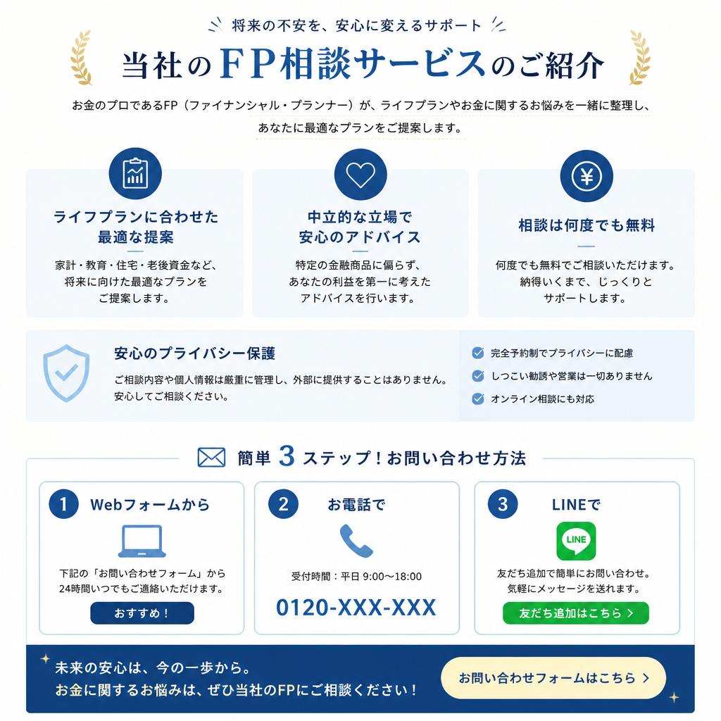 まずは無料相談を！