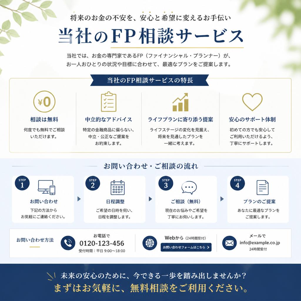 まずは無料相談を！