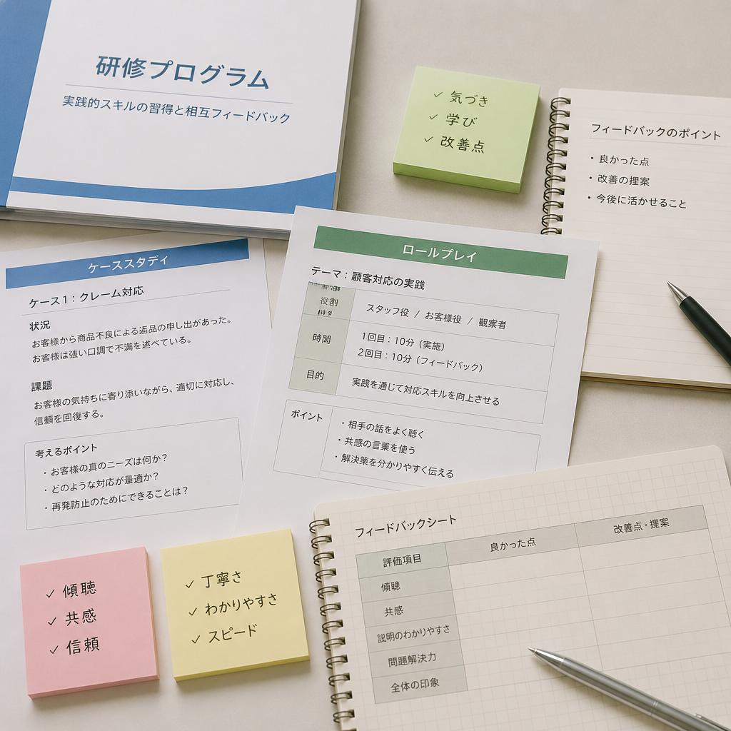 研修を通じた実践的なスキル向上