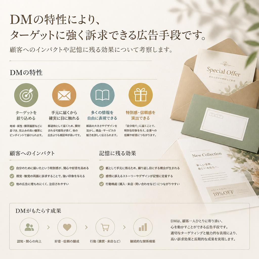 2. DM（ダイレクトメール）の効果とは？