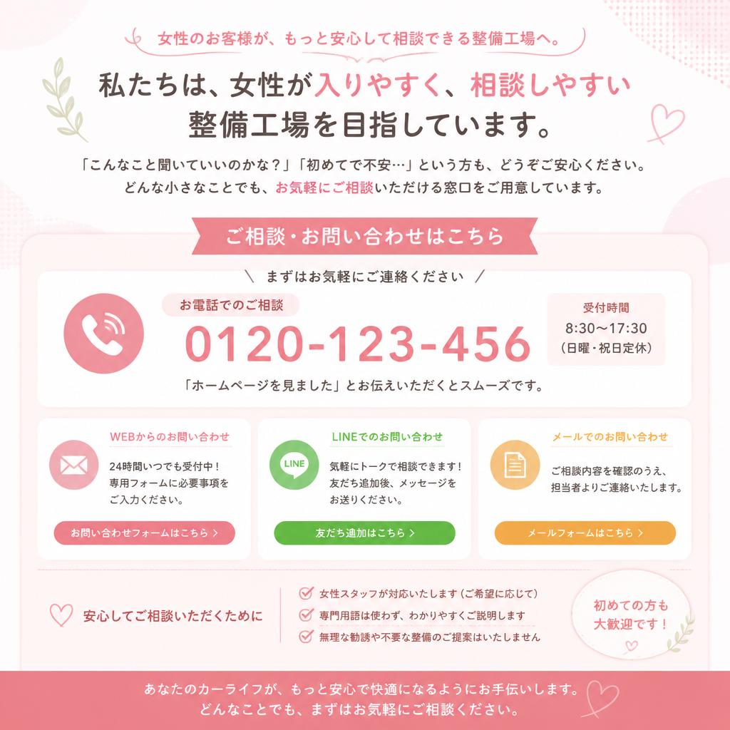 今すぐお問い合わせを！