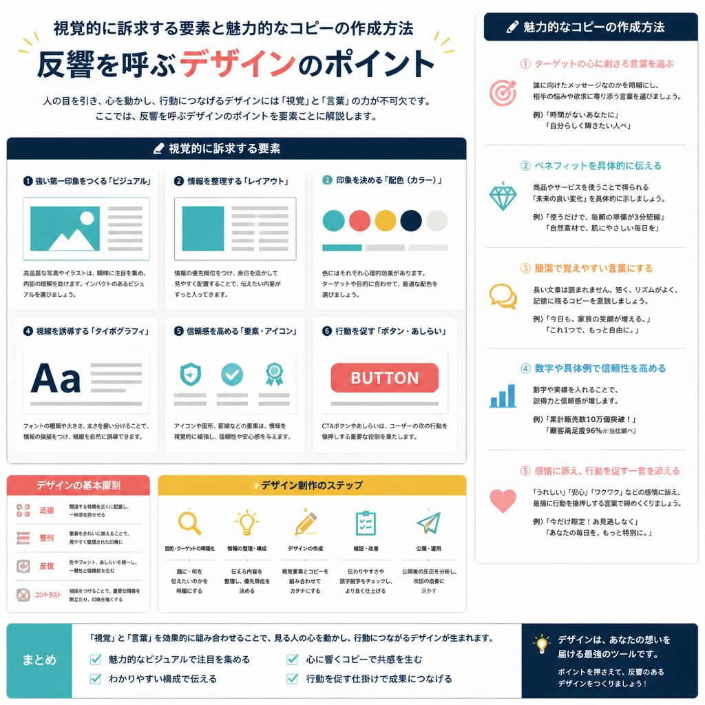 2. 反響率を上げるためのチラシデザインの特徴