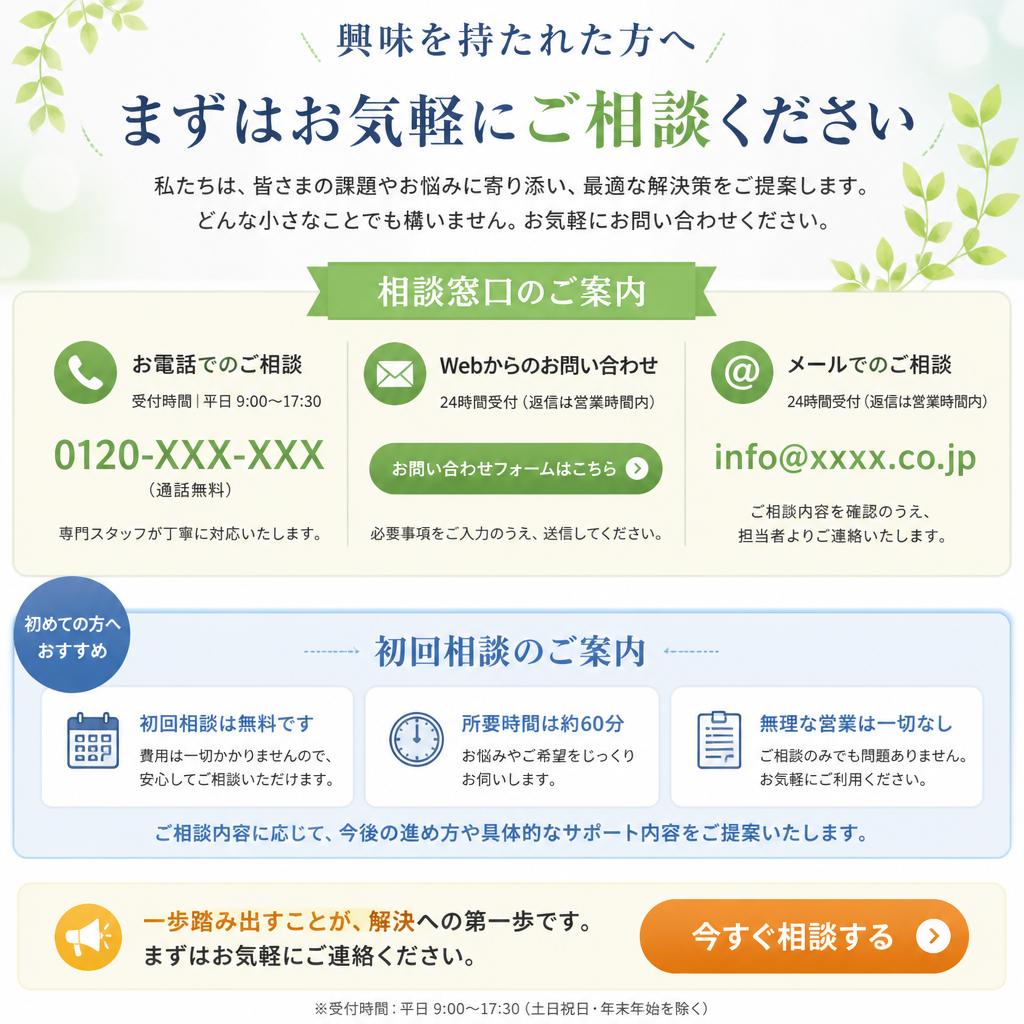 7. お問い合わせのご案内