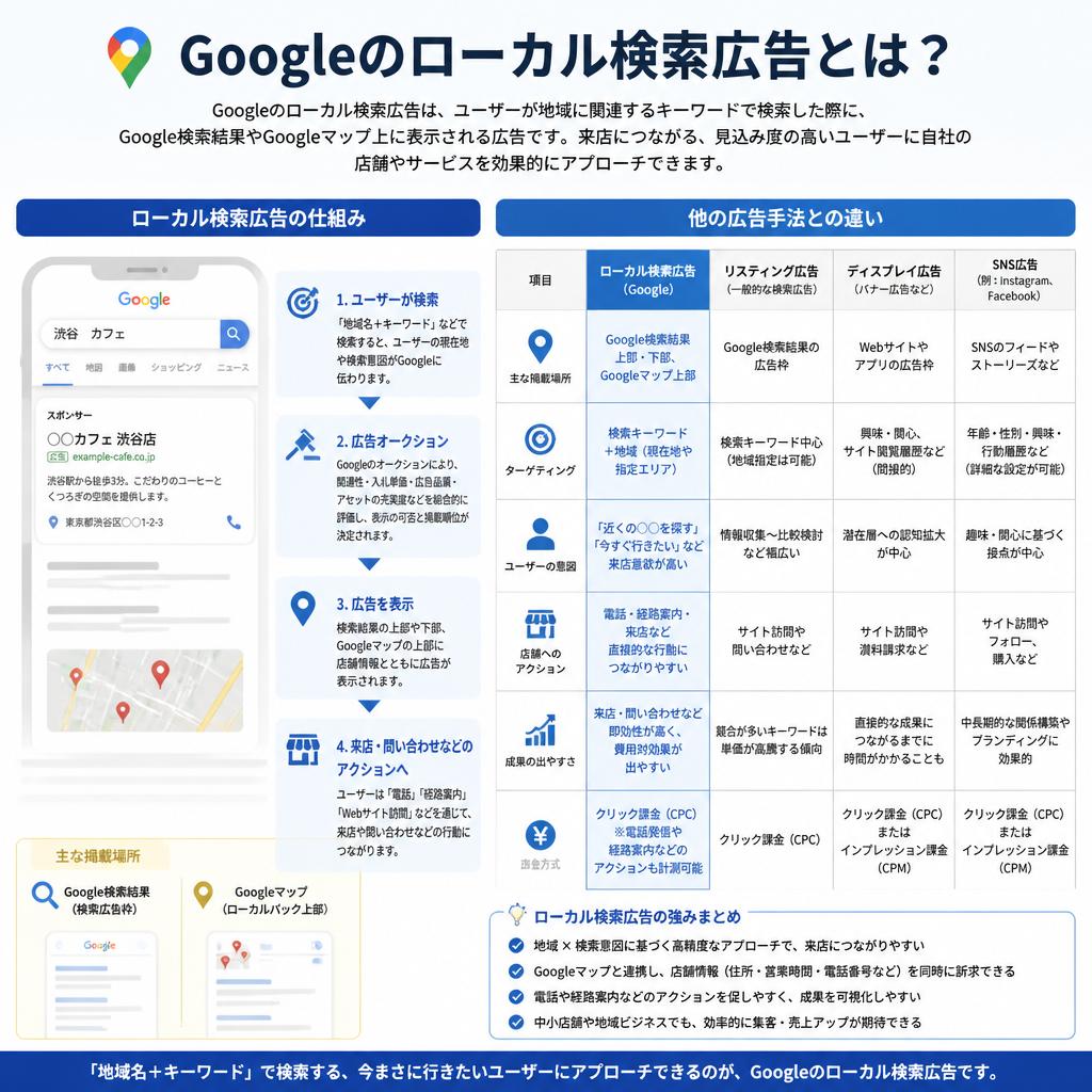 2. Googleローカル検索広告とは？