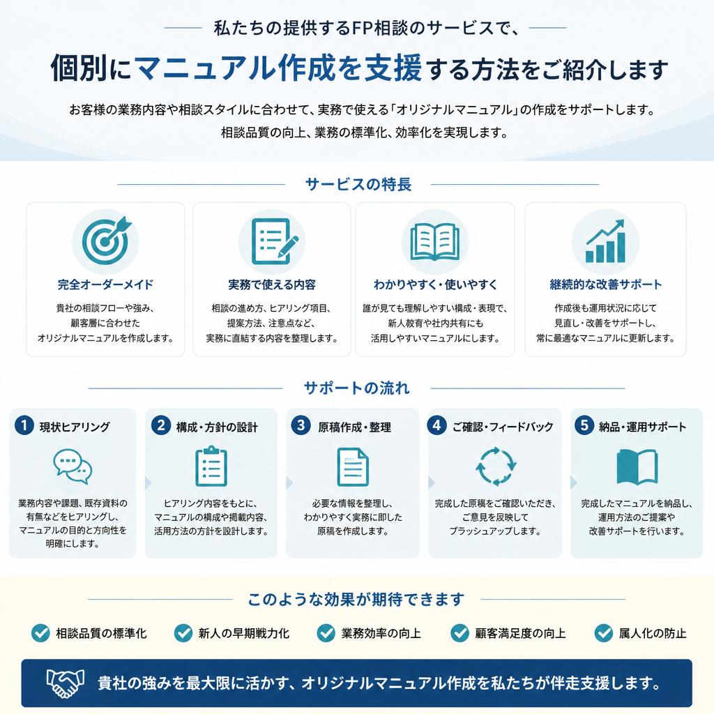 7. 相談を通じた個別サポート