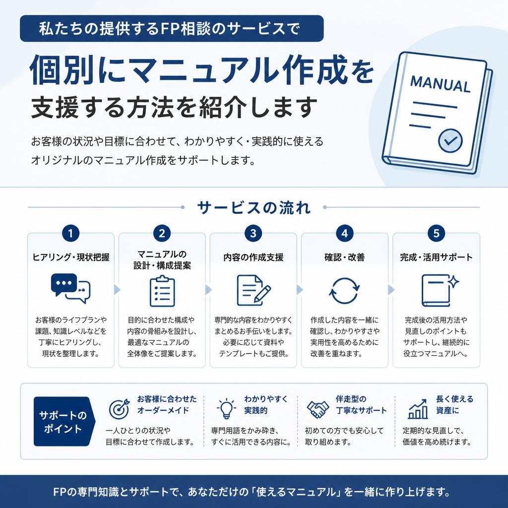 7. 相談を通じた個別サポート